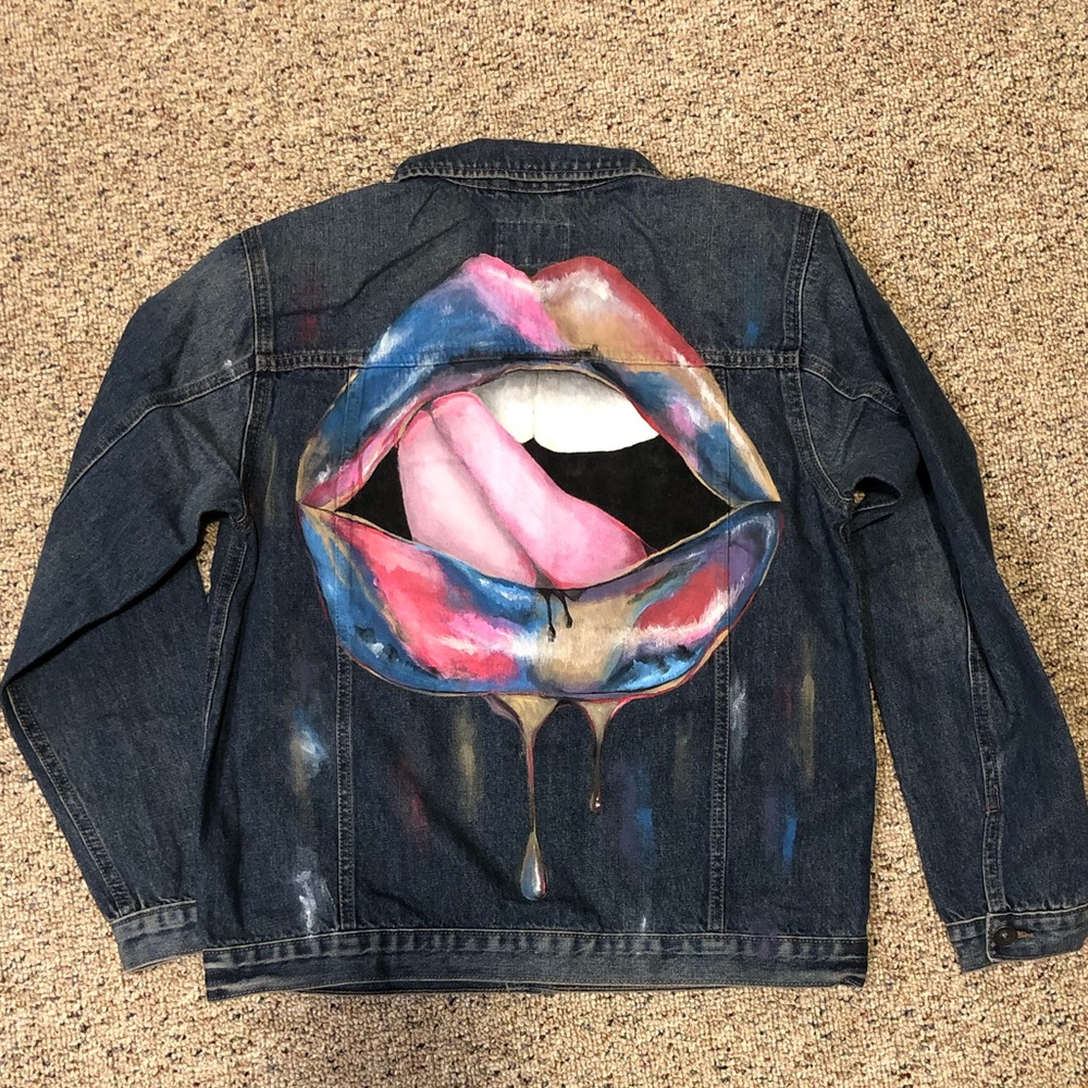 Hand Painted Denim Jacket